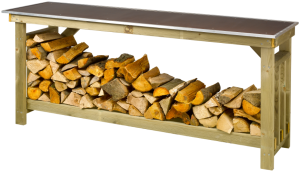 BBQ Lounge side-table / firewood storage 0.35m3 (LHB180-R)