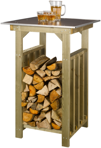 Party table / firewood storage 0.2m3 (LHB075-R)