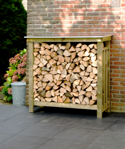 Garden work table / firewood storage 0.4m3 (LHB120-R)